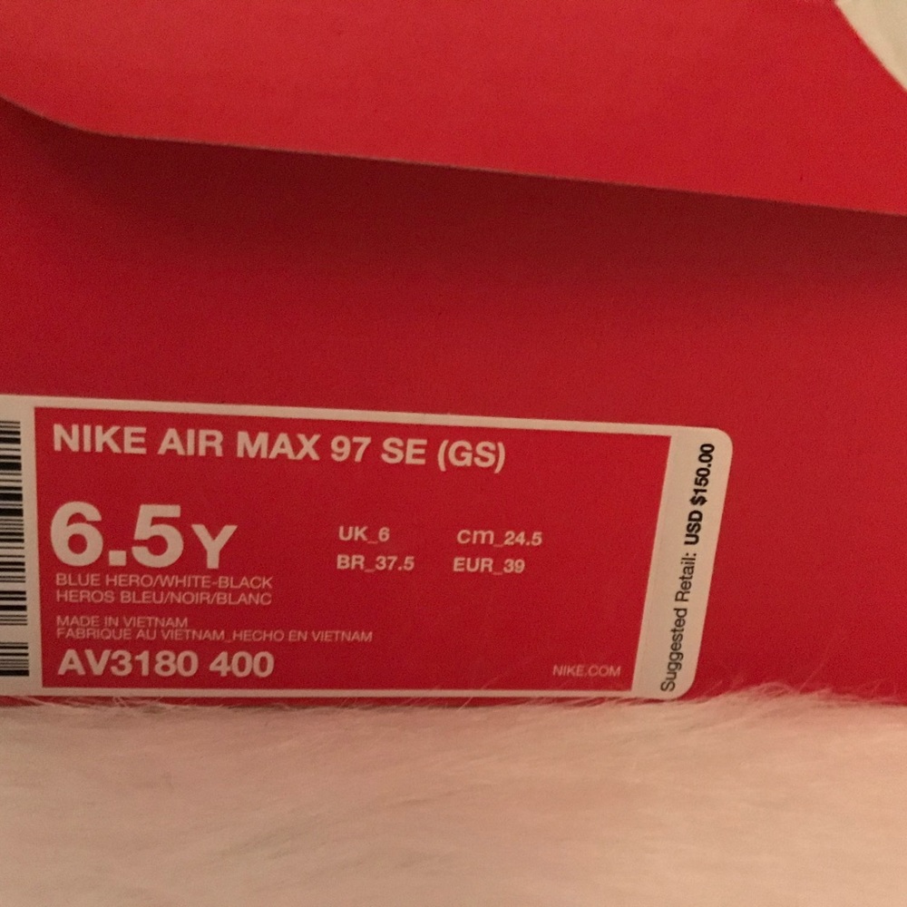 Nike Air Max 97 Grade School GS size 6.5 - Picture 4 of 5